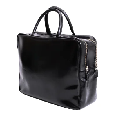 Katsuyuki Yoshida for COMME des GARCONS Cow Leather Double Zip Sterbag