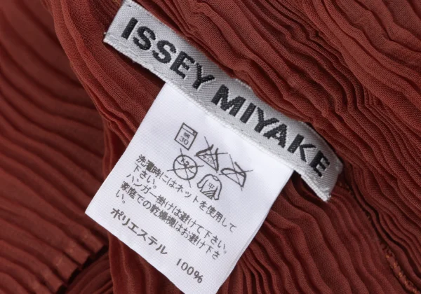 ISSEY MIYAKE Pleats Turtle Neck See-through Top K-166786_012