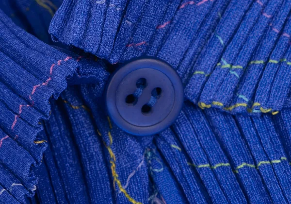 PLEATS PLEASE Embroidery Skipper Polo Shirt K-166787_004