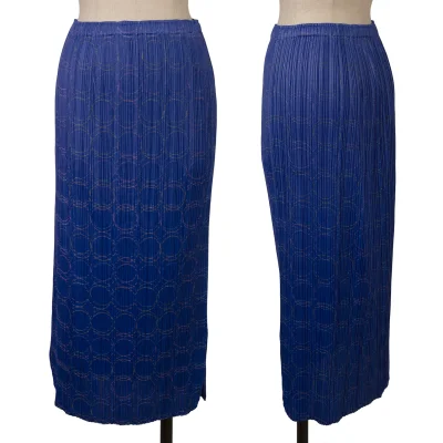 PLEATS PLEASE Embroidery Skirt