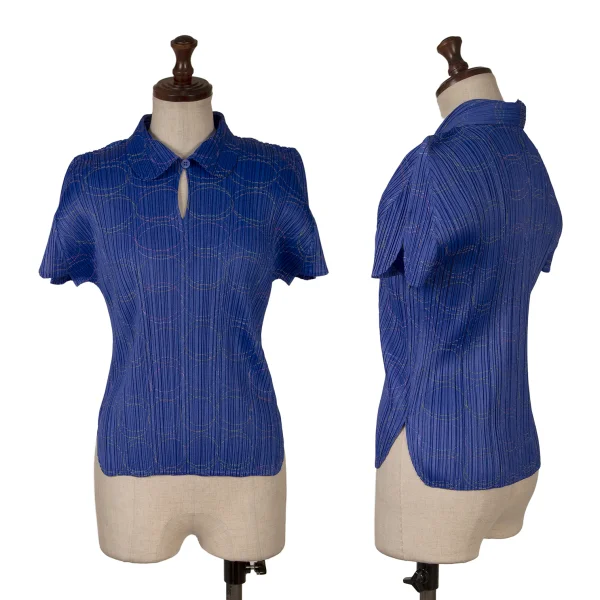 PLEATS PLEASE Embroidery Skipper Polo Shirt & Skirt K-166789_002