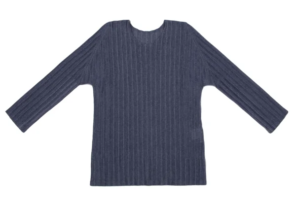 PLEATS PLEASE 3/4 Sleeve Pleated T-shirt K-166790_002