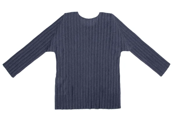 PLEATS PLEASE 3/4 Sleeve Pleated T-shirt K-166790_009