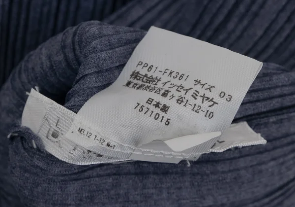 PLEATS PLEASE 3/4 Sleeve Pleated T-shirt K-166790_012