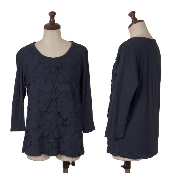 Plantation Front Patch Design 3/4 sleeve T-shirt Navy M K-166792_001