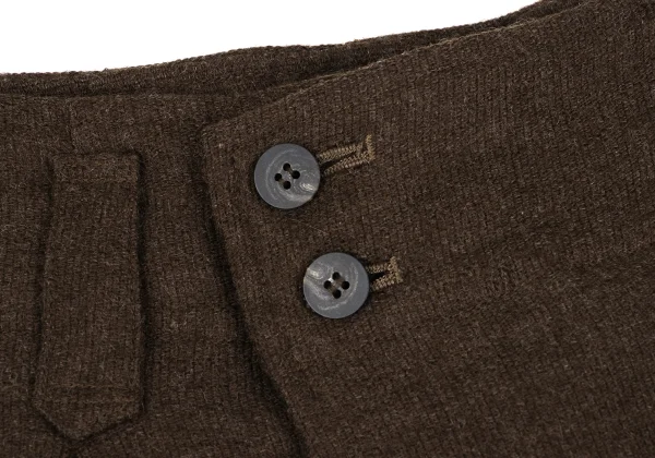 Plantation Wool Wrap Tuck Design Pants K-166794_005