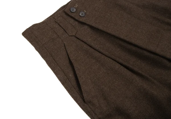 Plantation Wool Wrap Tuck Design Pants K-166794_006