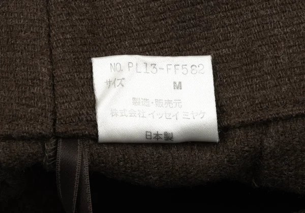 Plantation Wool Wrap Tuck Design Pants K-166794_014