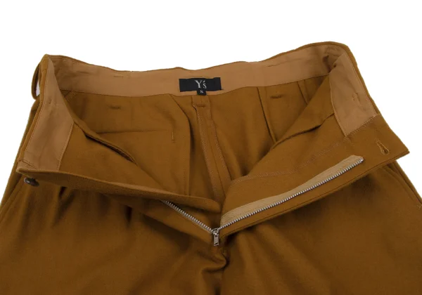 Y's Felt Wool Tuck Tapered Pants K-166796_004