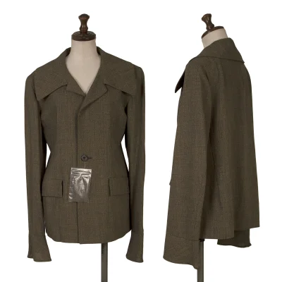 Y's Wool Big Lapel Jacket