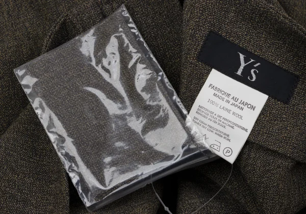 Y's Wool Slit Long Skirt K-166802_011