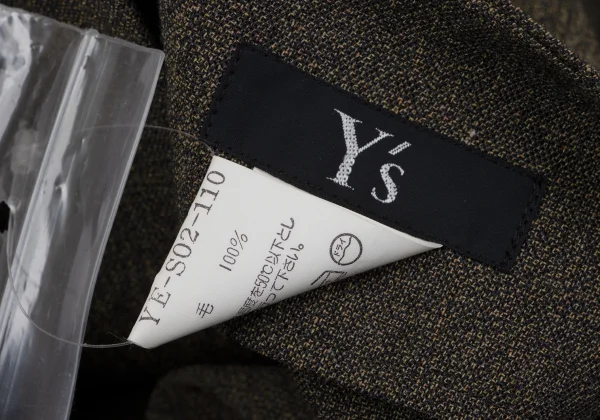 Y's Wool Slit Long Skirt K-166802_012