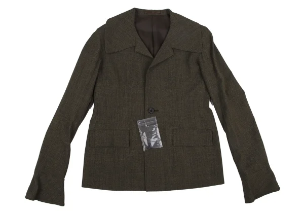 Y's Wool Big Lapel Jacket & Skirt K-166803_003