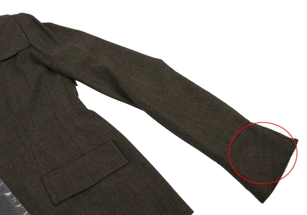 Y's Wool Big Lapel Jacket & Skirt K-166803_006