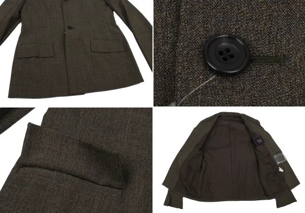 Y's Wool Big Lapel Jacket & Skirt K-166803_009