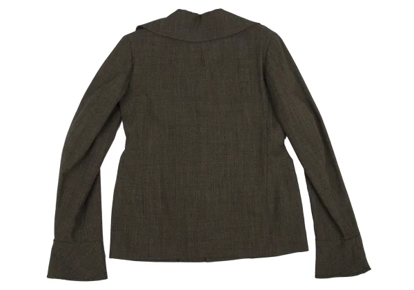 Y's Wool Big Lapel Jacket & Skirt K-166803_010