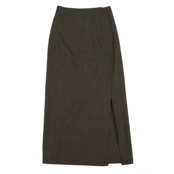 Y's Wool Big Lapel Jacket & Skirt K-166803_015