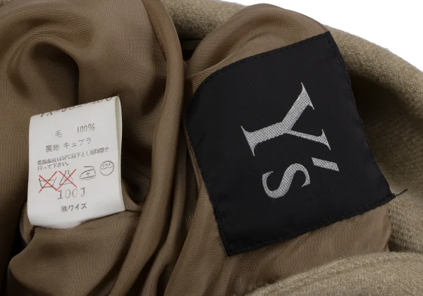 Y's Wool Shawl Collar Jacket K-166804_016