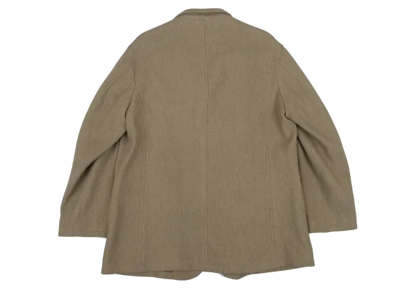 ワイズY's ウールショールカラージャケットセットアップ ベージュM位 M K-166806_013