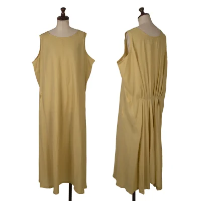 Y's Wool Blend Back Tuck Design Dress