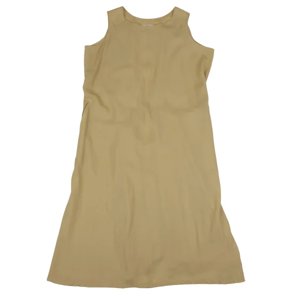 Y's Wool Blend Back Tuck Design Dress K-166810_002