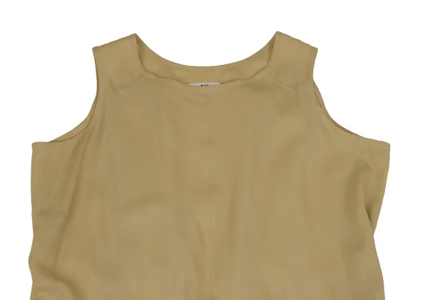 Y's Wool Blend Back Tuck Design Dress K-166810_003