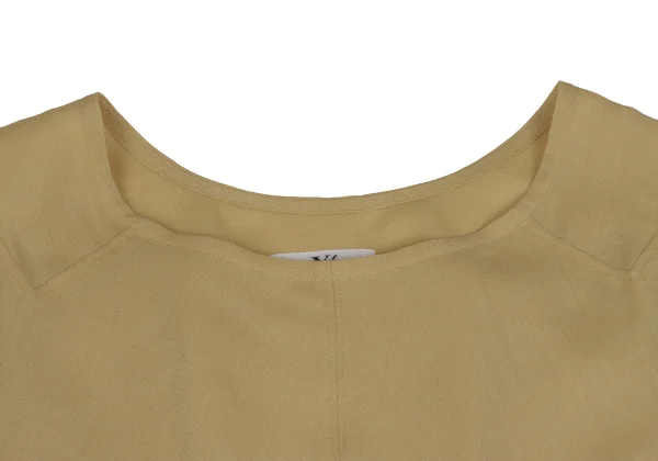 Y's Wool Blend Back Tuck Design Dress K-166810_004