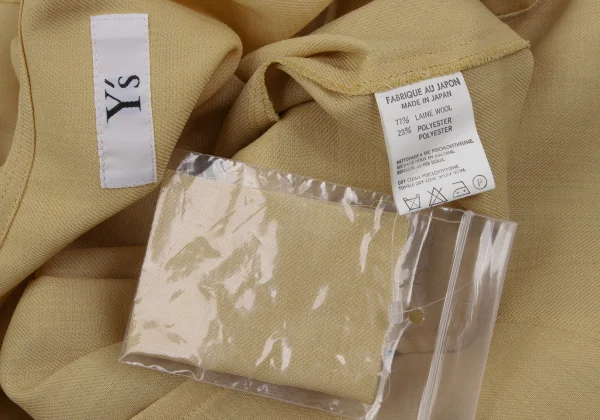 Y's Wool Blend Back Tuck Design Dress K-166810_014