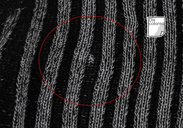 Y's Wool Blend Turtleneck Ribbed Knit Sweater K-166811_004