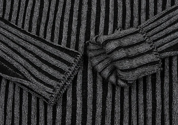 Y's Wool Blend Turtleneck Ribbed Knit Sweater K-166811_008