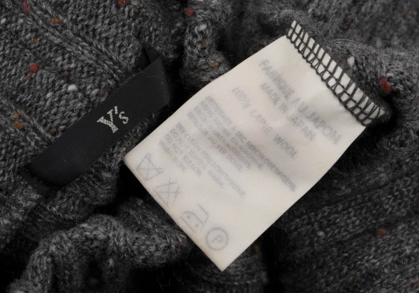 Y's Wool Mix Knit High Neck Sweater K-166812_011