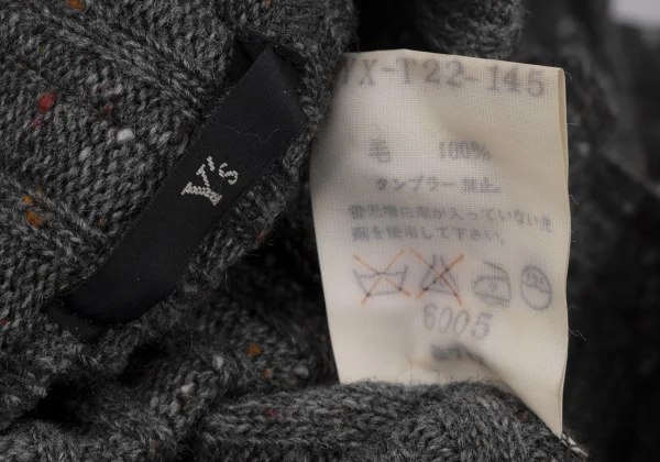 Y's Wool Mix Knit High Neck Sweater K-166812_012