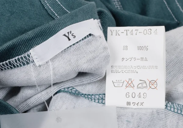 Y's White Stitch Compact T-shirt K-166816_009