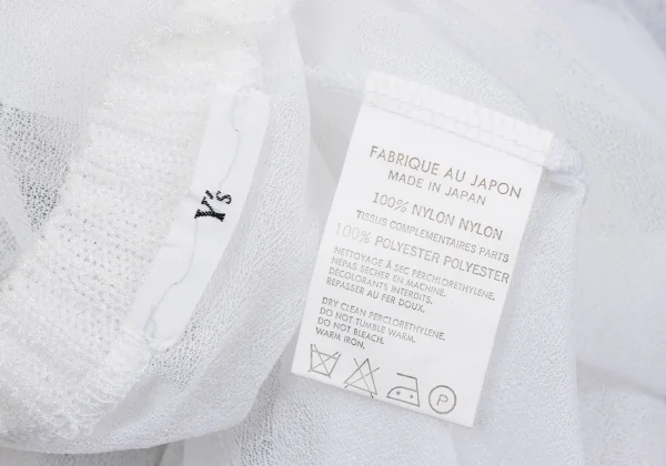 Y's Ribbed Sheer T-shirt K-166817_009