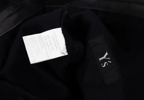 Y's Brushed Box Tuck Wool Pants K-166818_012