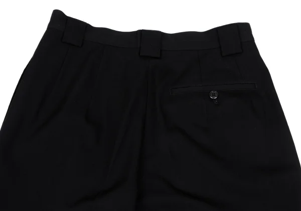 Y's Wool Gabardine Tuck Tapered Pants K-166819_010