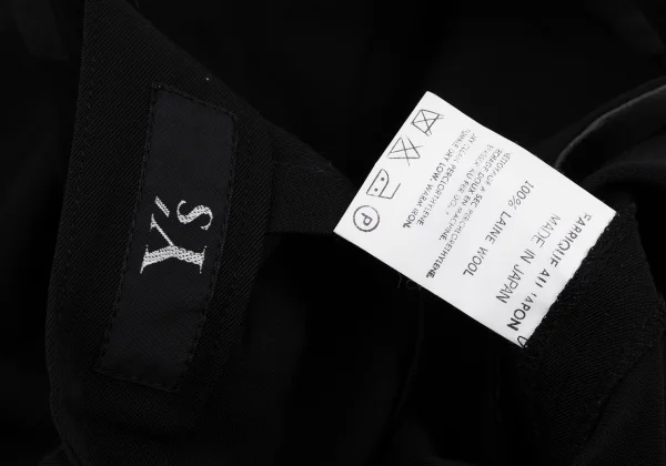 Y's Wool Gabardine Tuck Tapered Pants K-166819_012