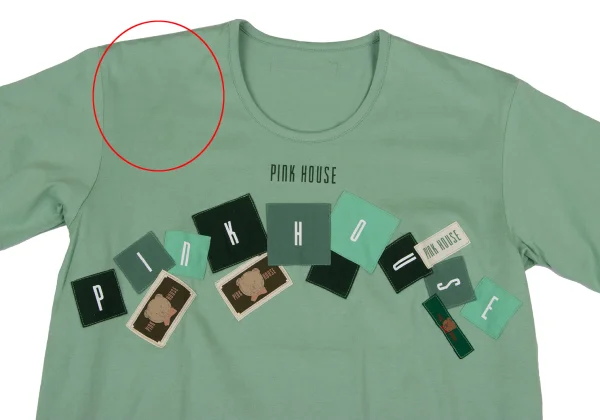 PINK HOUSE Bear Logo Patch T-shirt K-166820_002