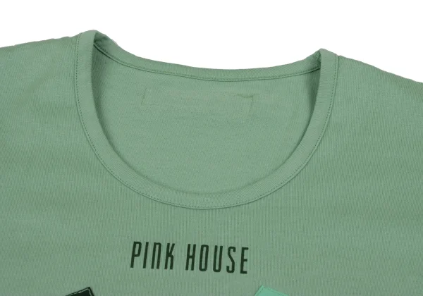 PINK HOUSE Bear Logo Patch T-shirt K-166820_004