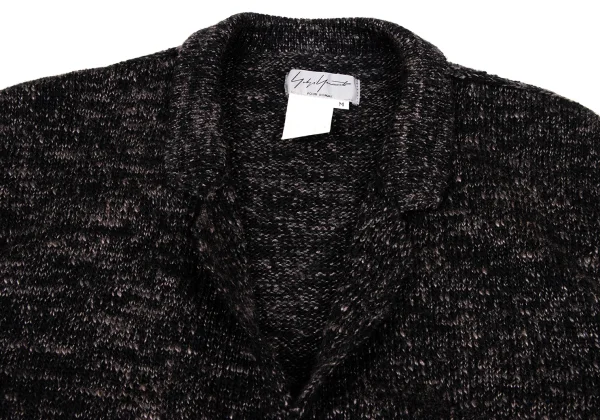 Yohji Yamamoto POUR HOMME Wool Blend 2B Knit Jacket K-166828_003
