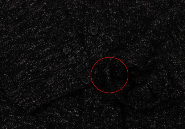 Yohji Yamamoto POUR HOMME Wool Blend 2B Knit Jacket K-166828_007