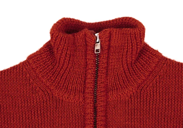 Yohji Yamamoto POUR HOMME Wool High-neck Zip Knit Blouson K-166829_003