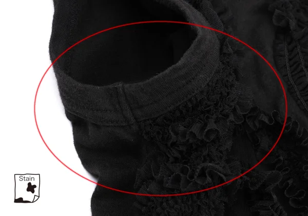 COMME des GARCONS Mesh Gather Patch Sleeveless Top K-166832_005