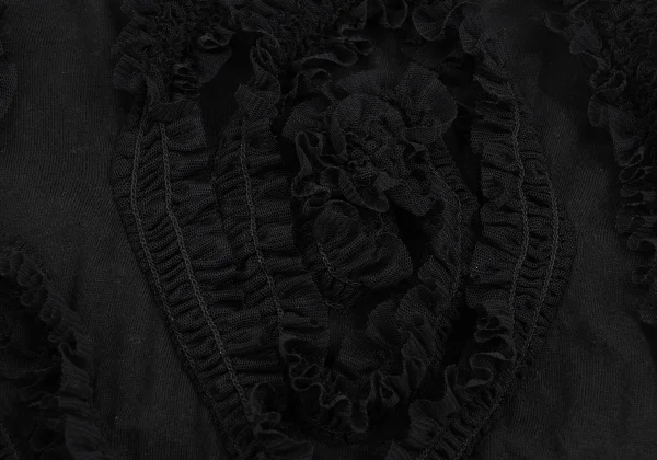 COMME des GARCONS Mesh Gather Patch Sleeveless Top K-166832_009