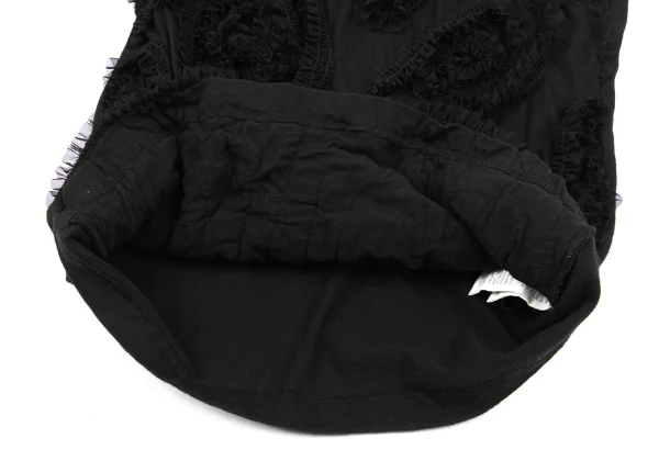 COMME des GARCONS Mesh Gather Patch Sleeveless Top K-166832_012