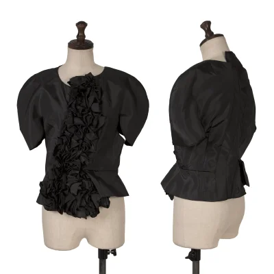 COMME des GARCONS Poly Front Frill Design Blouse