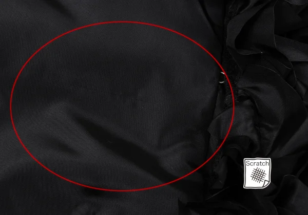 COMME des GARCONS Poly Front Frill Design Blouse K-166833_004