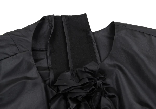 COMME des GARCONS Poly Front Frill Design Blouse K-166833_005