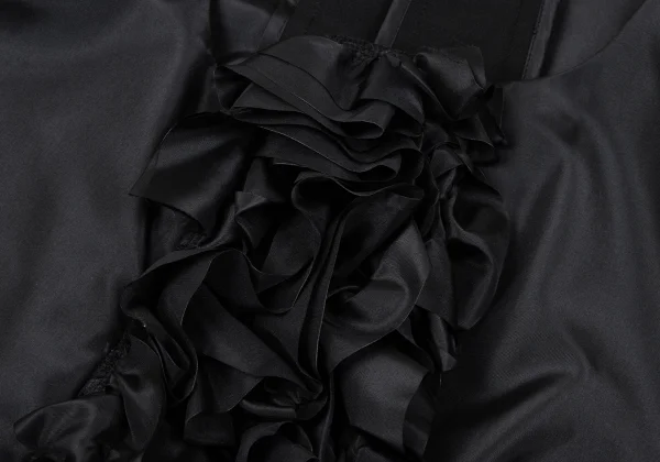 COMME des GARCONS Poly Front Frill Design Blouse K-166833_006