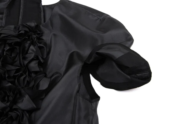 COMME des GARCONS Poly Front Frill Design Blouse K-166833_007